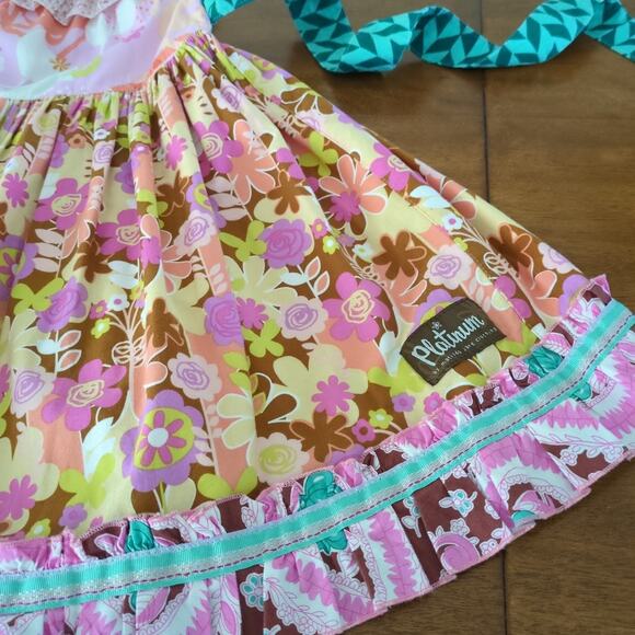 Matilda Jane platinum Taffy puffer dress size 4 EUC - Picture 8 of 11